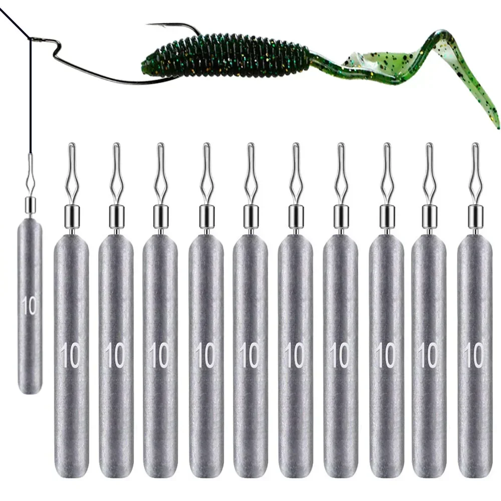 Fishing Counterweight Sinker Fishing Accessories Fishing Tackle 5pcs/10pcs 3.5g 5g 7g 10g 14g 20g Fishing Sinker Drop Shot Weight Sinkers Fishing Tackle Accessories