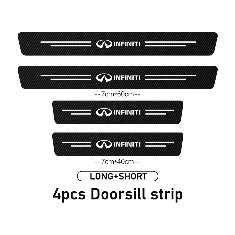 Carbon Anti-Scratch Car Sill Protection Strip