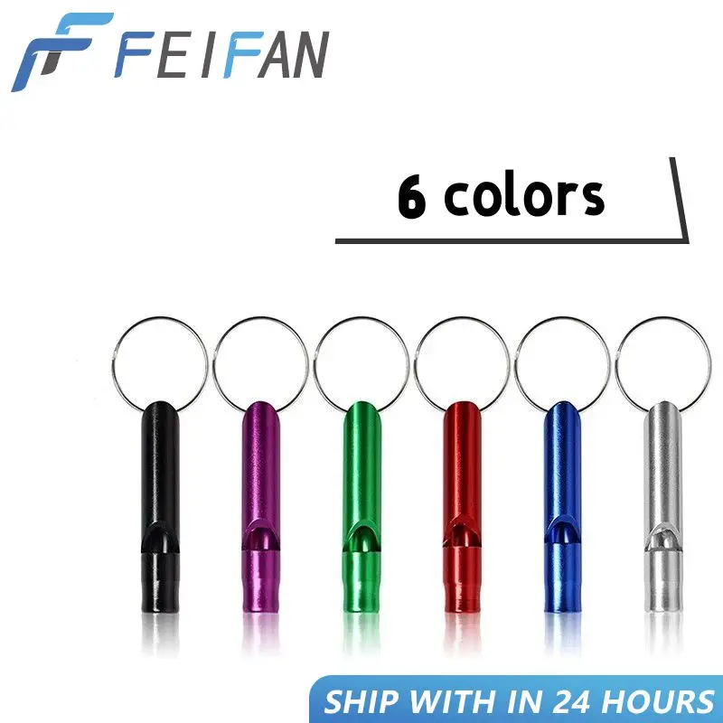 1pcs Multifunctional Aluminum Emergency Survival Whistle Portable Keychain Outdoor Tools Training Whistle Camping Hiking referee sport whistle emergency metal whistle portable pendant necklace whistle for outdoor survival emergency hiking camping