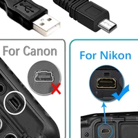 UC-E6 Digital Camera USB Data Cable Mini 8 Pin  for Nikon CoolPix Fuji Panasonic Olympus Sony 1M 1.5M 5