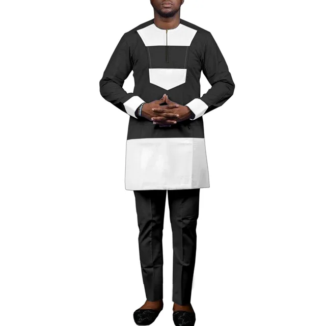 Bolaji Long Sleeve  Dashiki Outfit