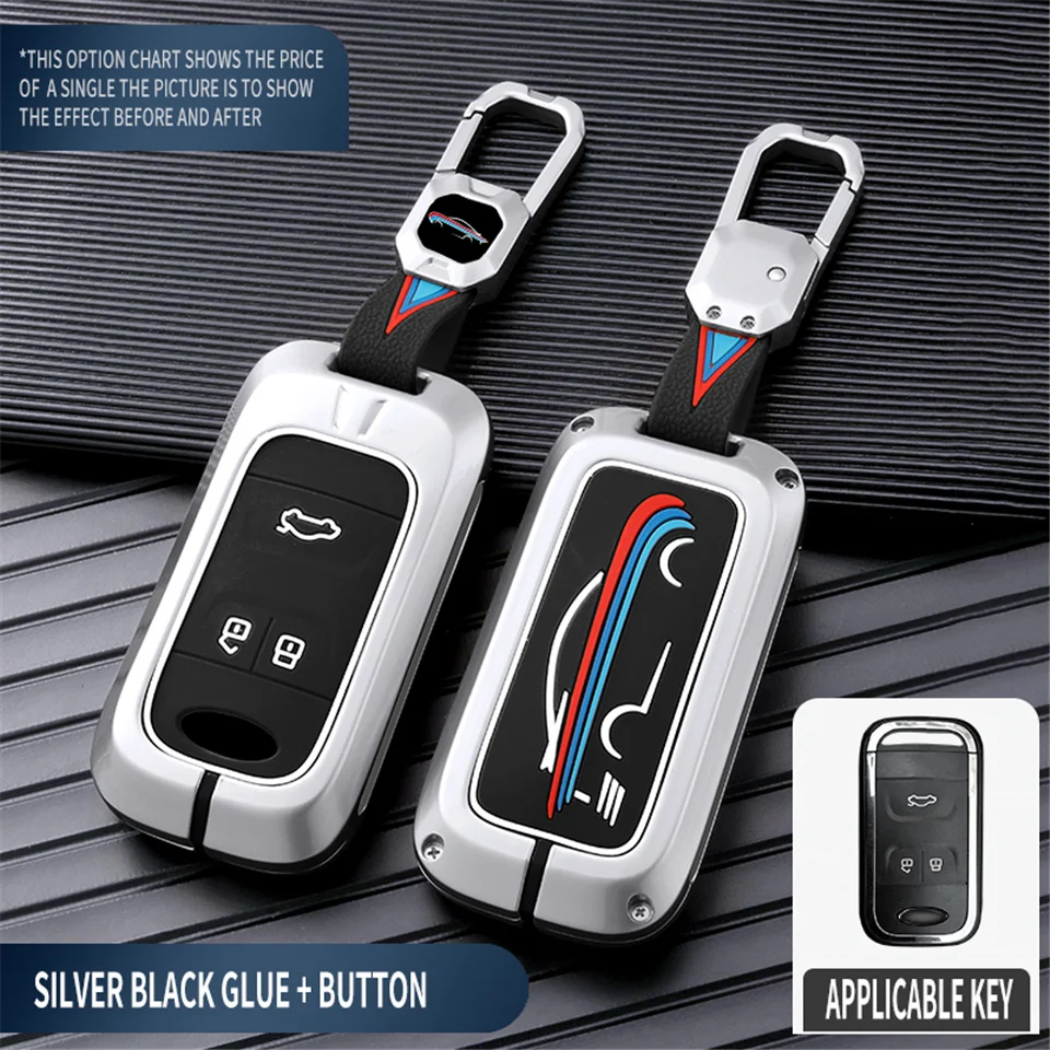 Cover per chiave/telecomando per Chery Tiggo 8 7 5X 2019 2020 Smart Keyless Remote Fob proteggi custodia portachiavi accessori per supporto auto-Styling - S6406957467b342209ba1dd5d3ea8a938G
