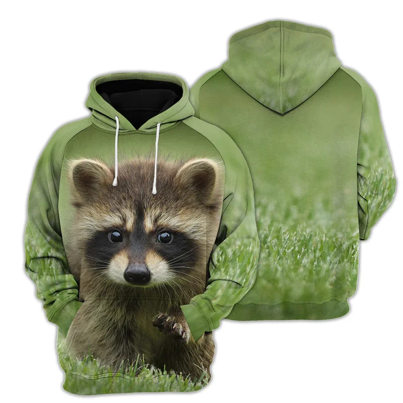 thumbnail image 1 of Sudadera con capucha con estampado 3D de murciélago, erizo y hámster para hombre, sudadera de manga larga, abrigo con capucha de gran tamaño a la moda urbana, 1 of 5
