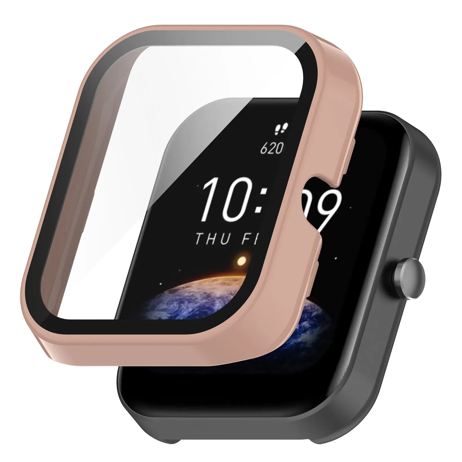 Amazfit Bip 3 Pro Smartwatch Protective Screen Cover and Bumper Shell
