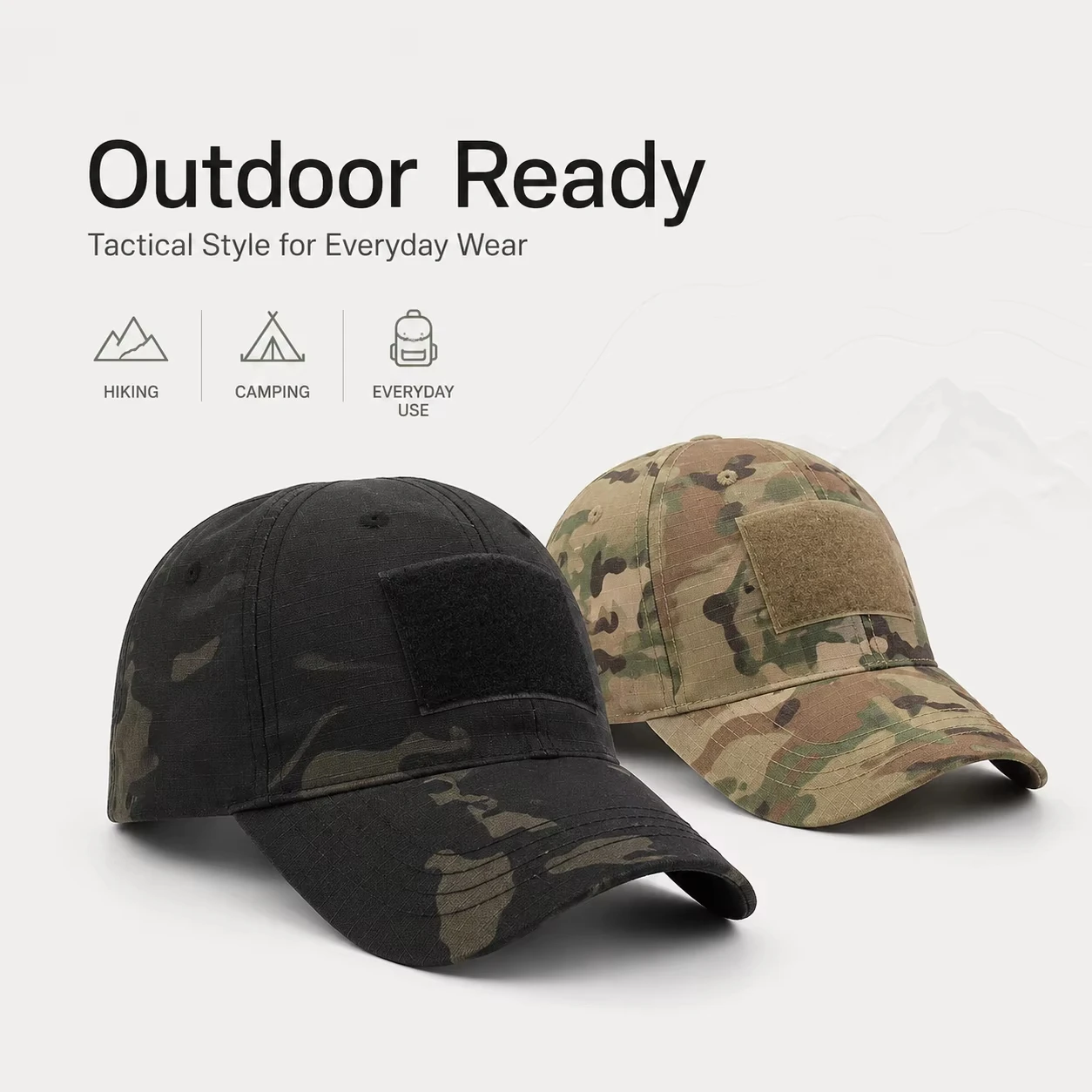 Camouflage Outdoor Sunscreen Cap - Unisex Sun Hat for Sports, Hiking, Fishing, and Hunting