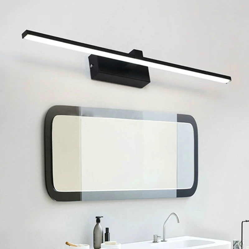 Wall Lamp mirror lights makeup mirror lights vanity light Modern wall light fixture led wall lamp 40cm 50cm long picture light aluminum bathroom mirror brown white silver golden
