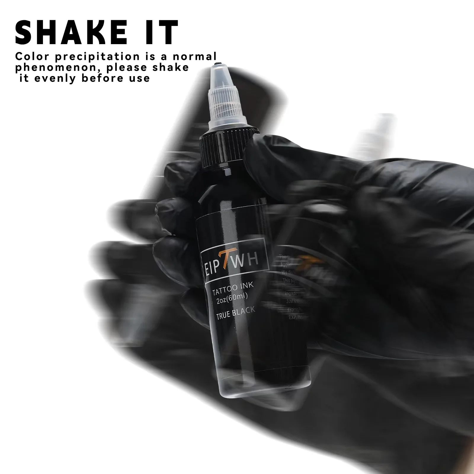 Tattoo Ink 2oz (60ml) Black And White Tattoo Colorant Professional Consumable Dye Set
