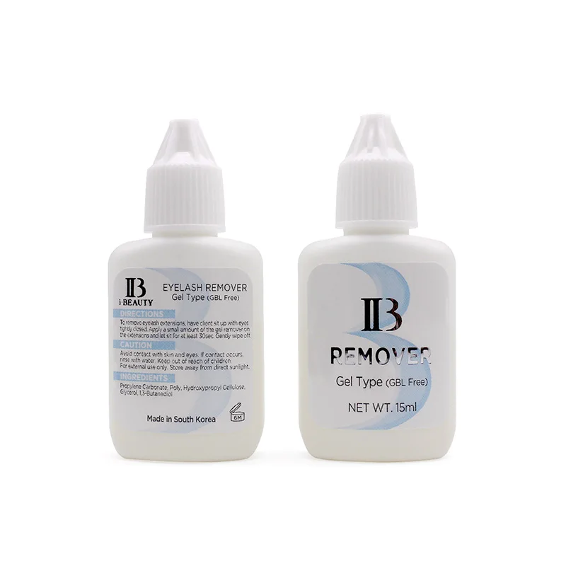 2 Bottles IB Primer Premium Gel Remover GBL Free Eyelash Extension Glue 15ml Ibeauty Super Bonder False Lash Adhesive Suppliers 2