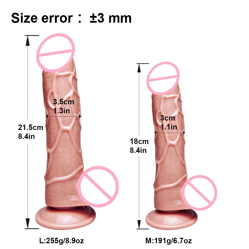 Semen Viscous Lube Realistic Dildo Big Penis with Suction Cup G-spot Vagina Massage Oil Lube Sex Toys for Women Masturbation