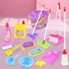 Kids Simulation Life Cleaning Toys Children's Pretend Play Cleaning Set and Sanitation Simulation Broom Mop Brush Tool Toys 1