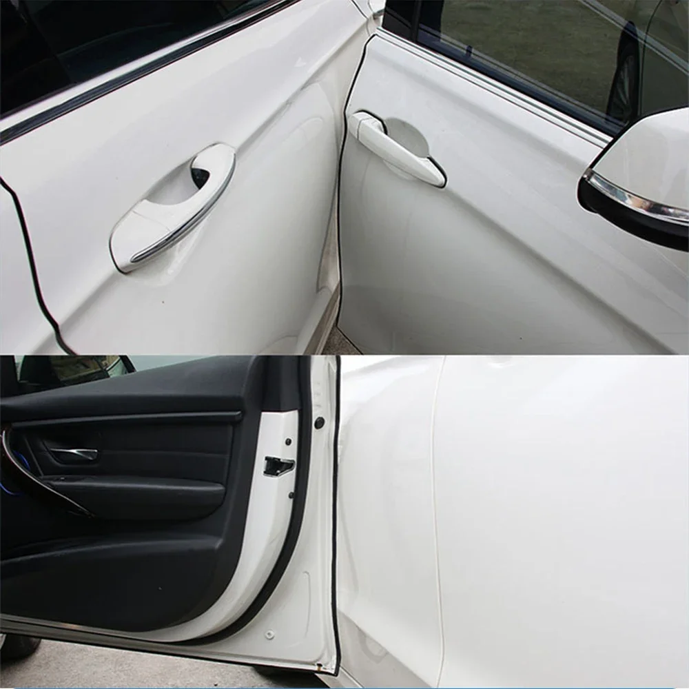 Car Door Edge Protector 5M Transparent Car Door Edge PVC Scratch Protector Strips Car Anti-collision Sealing Strip Door Anti-scratch Transparent Strip