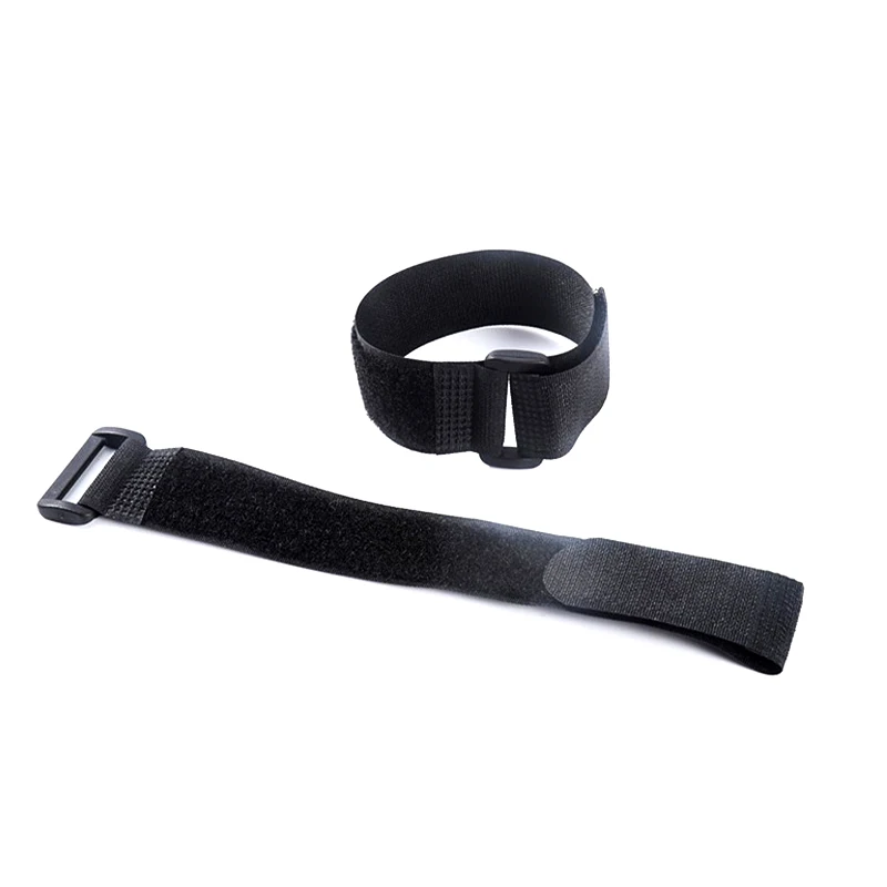 Description Picture 3 of item15PCS 2.5cm Width Nylon Reverse Buckles & Hooks Adhesive Fastener Tape Cable Ties Strap Sticky Line Finishing Black