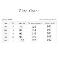 Plus Size 1XL-5XL  Women's Fashion Printed High Waisted Pleated Wide Leg Pants Women's Casual Loose Pants - Image 5