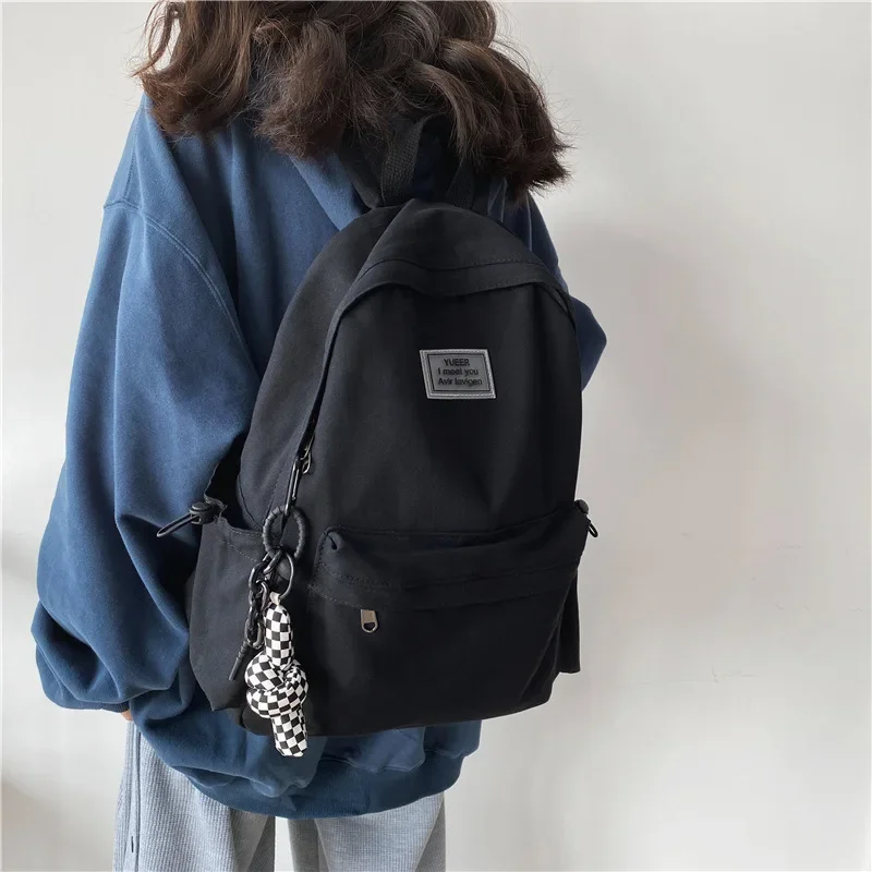 Simple Large-capacity Backpack New High School Students Campus Bag Joker Computer Bag Leisure Backpack School Bags for Girls