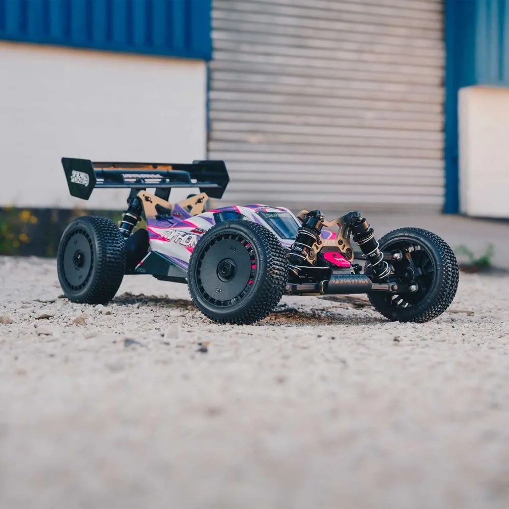 RC Car 1/8 TLR Tuned Typhon 4WD Roller Buggy Pink/Purple ARA8306 for rc car parts