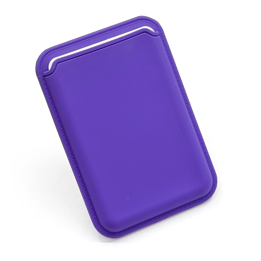 Enhanced Silicone Magnetic Wallet Card Holder - Universal Smartphone Accessory