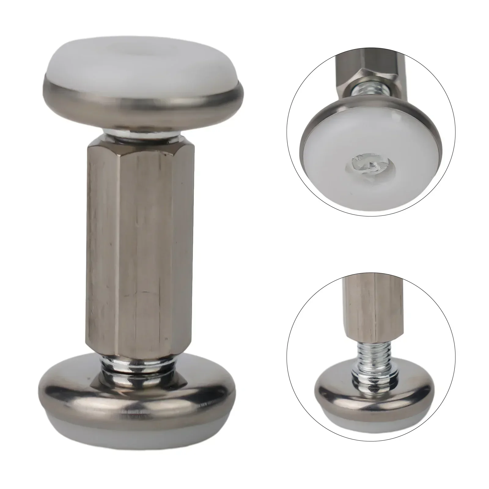 1pcs Adjustable Bed Stabilizer Wall Furniture Fixed Bracket Stainless Steel And Alloy Fixer Support Anti-shake Mute Hardware