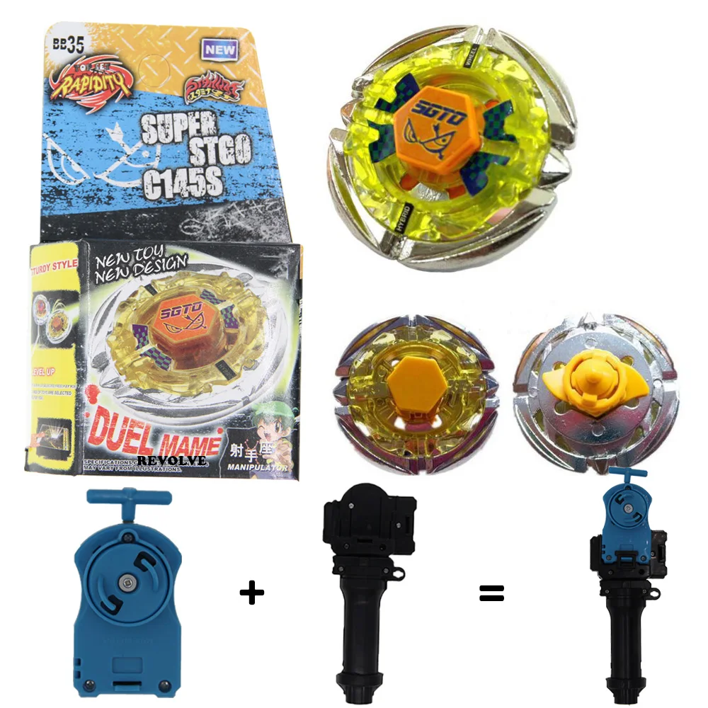 B-X TOUPIE BURST BEYBLADE venom diabolos 스톰 페가시스 105RF BB-28 s 페가시스 그립 +블루 풀 라인