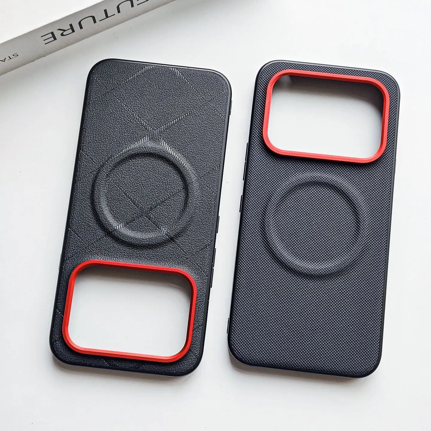 Luxury Matte Metal Lens Magnetic Anti-Fingerprint Phone Case with Anti-Shake Protection
