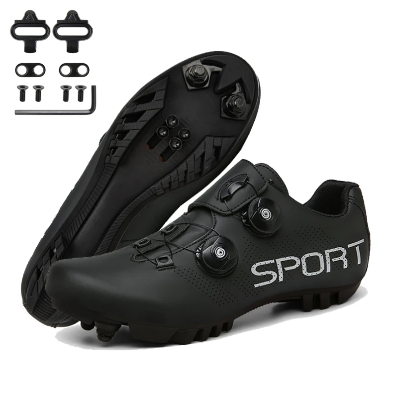 Cycling Shoes Self-Locking Racing Road Bike Shoes MTB Flat Sneakers Men Bicycle SPD Cleat Sport Unisex