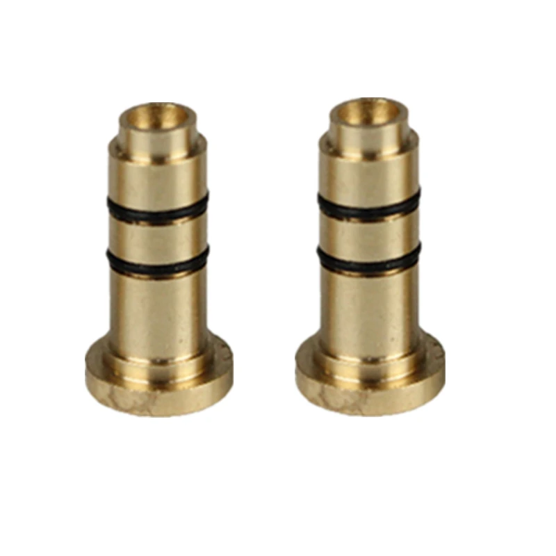 Adattatore Riutilizzabile Durevole Della Ricarica Dell'Ugello Del Gas Butano Del Rame D'Ottone Di 2 Pz/Lotto Misura Per Il Connettore Del Gas Più Legg
