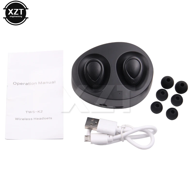 

Hot Sale Bluetooth 4.1 True Wireless Stereo Earphones Mini Handsfree Earbud with MIC Charging Box for iPhone 7 for Samsung