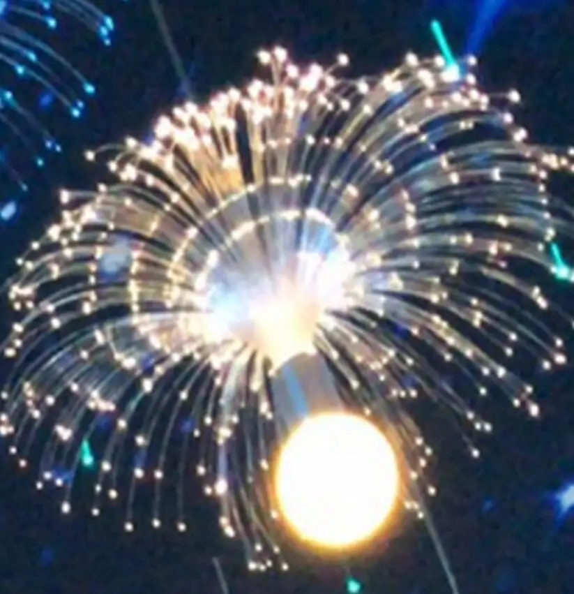 thumbnail image 1 of 10pcs Fiber Optic Jellyfish String Light 30CM Outdoor Christmas Dandelion Fairy Garland Light Party Garden Hanging Lamp, 1 of 5