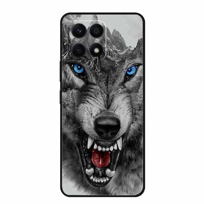 Lion Wolf TPU Silicone Protective Case - Soft Printed Cover