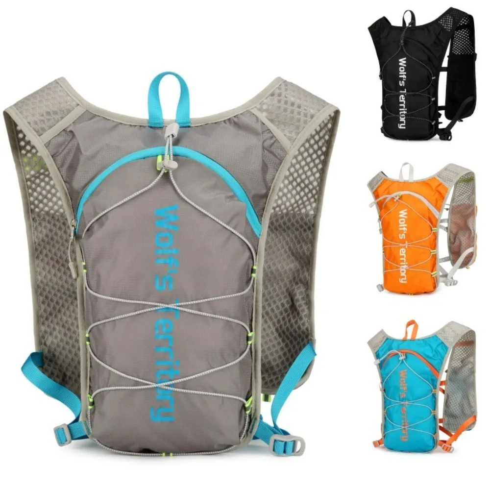 Lightweight 5L Marathon Hydrating Backpack Breathable Oxford Cloth Hydration Vest Ultralight Reflective Running Bag Running