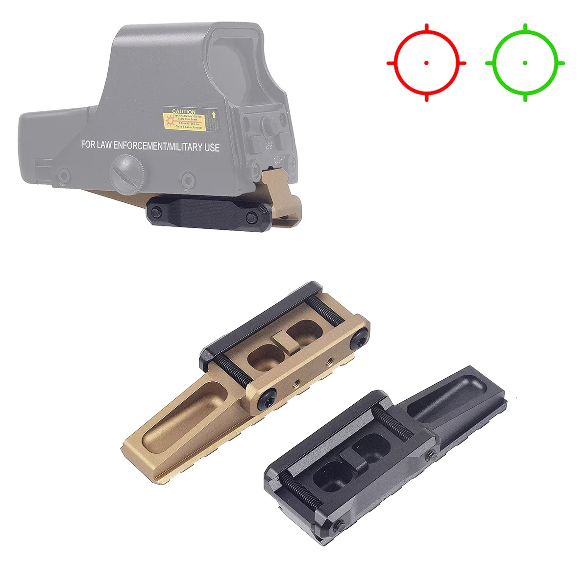 Tactical-Hunting-Riflescope-ptica-Fast-Riser-Aumentar-Mount-Vis-o ...