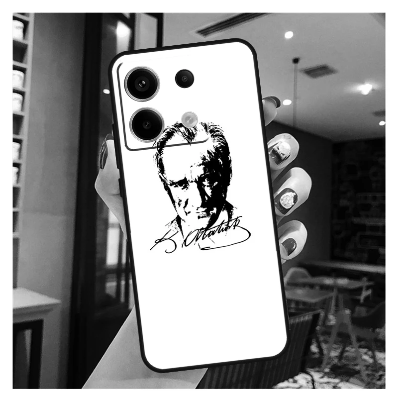 Elegant Mustafa Kemal Ataturk Artistic Phone Case Back Cover