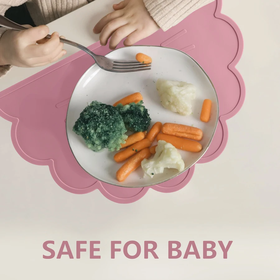 Wholesale Children Baby Tableware Baby Feeding Dishes Plate Mat Kids BPA Free Waterproof Baby Placemat  Baby Accessories 5