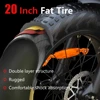 HX Q3 Electric Bicycle Mountain Ebike Shock Absorption 2000W 48V 20 inch Fat Tire Adult Electric E bike Removable Battery ebikes 6