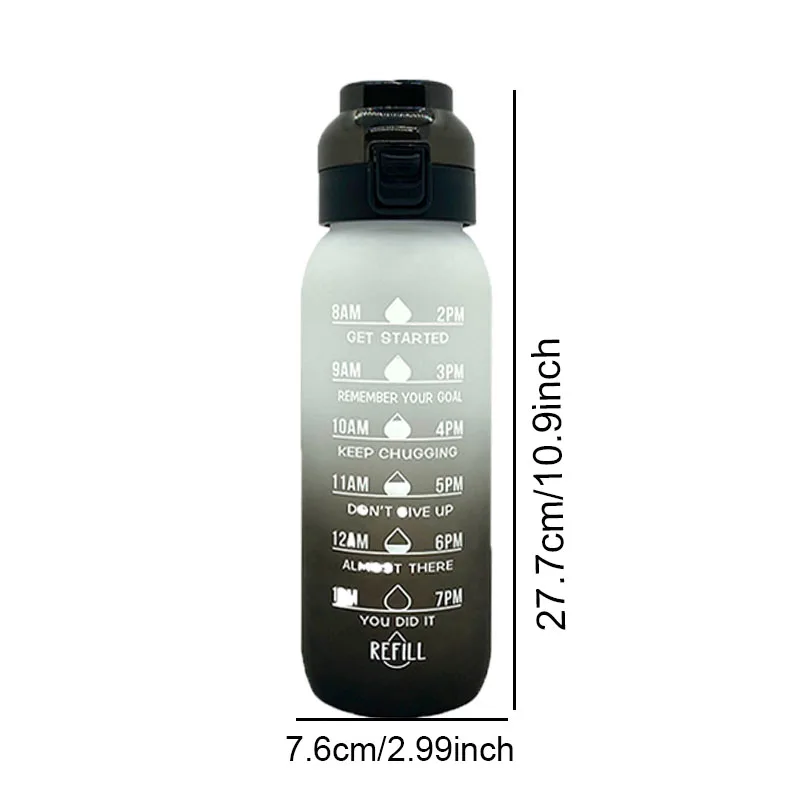 1000ML Flavor Water Bottle With Straw With 9PCS Flavor Pods Fashion Fitness Water Bottle For Outdoor Activities Sports 1PC sports water bottle sports bottle water bottle