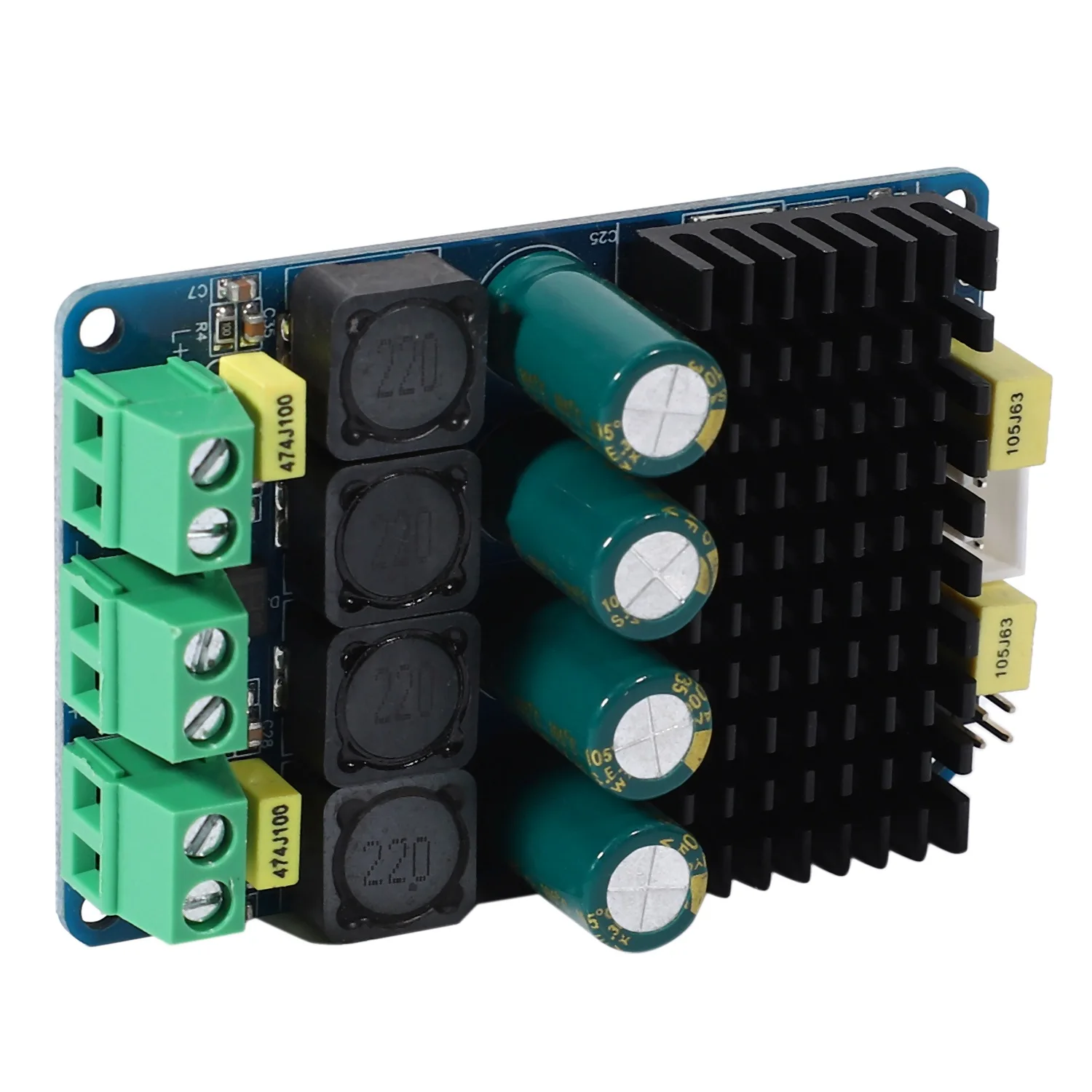 Tda7498 2 Channel 2X100W Dc 8~32V Digital Stereo Amplifier Board_OFSS