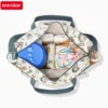 Mommy Diaper Bag For Babies LargeCapacity Organizer Waterproof Wide Opening Travel Messenger Crossbody Bag Mummy Baby Nappy Bag 4