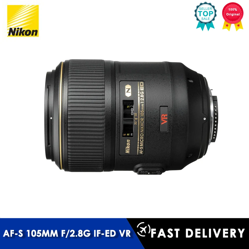 Nikon Af-S 105Mm F/2.8G If-Ed Vr Micro Obiettivo