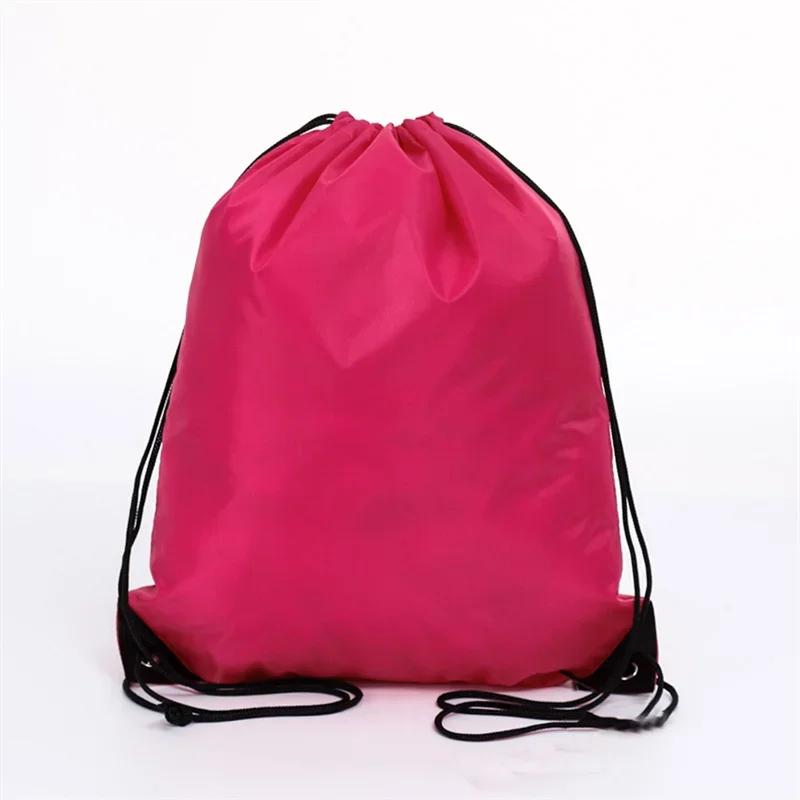 1pc Drawstring Backpack Bag with Reflective Strip String Backpack Cinch Sacks Bag Bulk for School Yoga Sport Gym Traveling 5