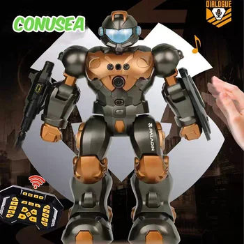 Robot RC Robot intelligenti intelligenti per bambini Rilevamento vocale dei gesti Programmazione telecomando Canto Camminare Danza Robo Giocattoli Ragazzi