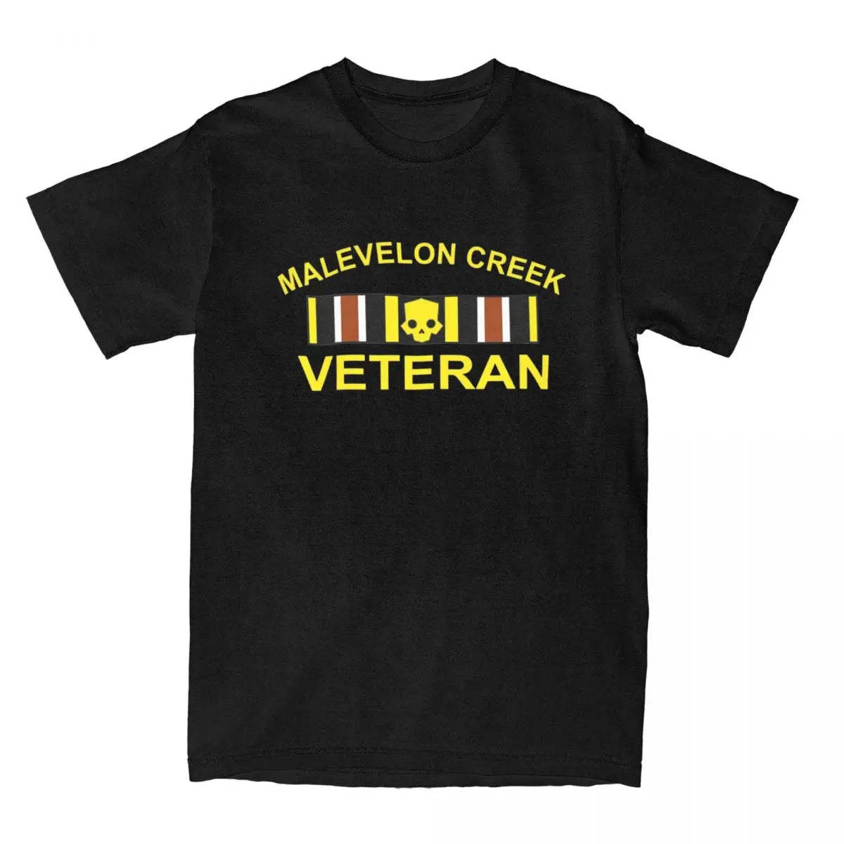 Vintage Malelon Creek Veterano Helldivers 2 T-Shirt Per Uomo O Collo 100% Cotone T-Shirt Videogiochi Manica Corta Tees Abbigliamento