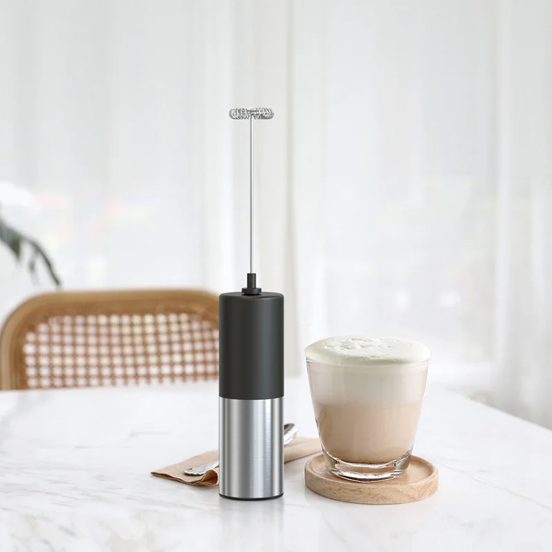 1pc Electric Milk Frother, Mini Handheld Wireless Mixer Household Small  Foam Milk Coffee Frother