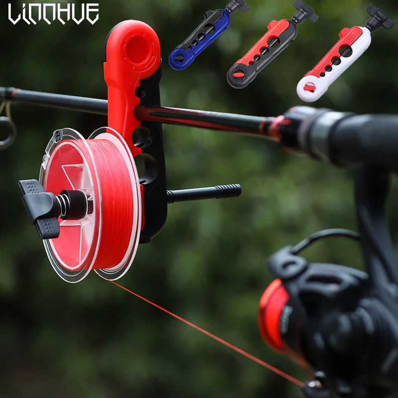 LINNHUE Fishing Line Winder Portable Reel Line Spooler Machine Spinning
