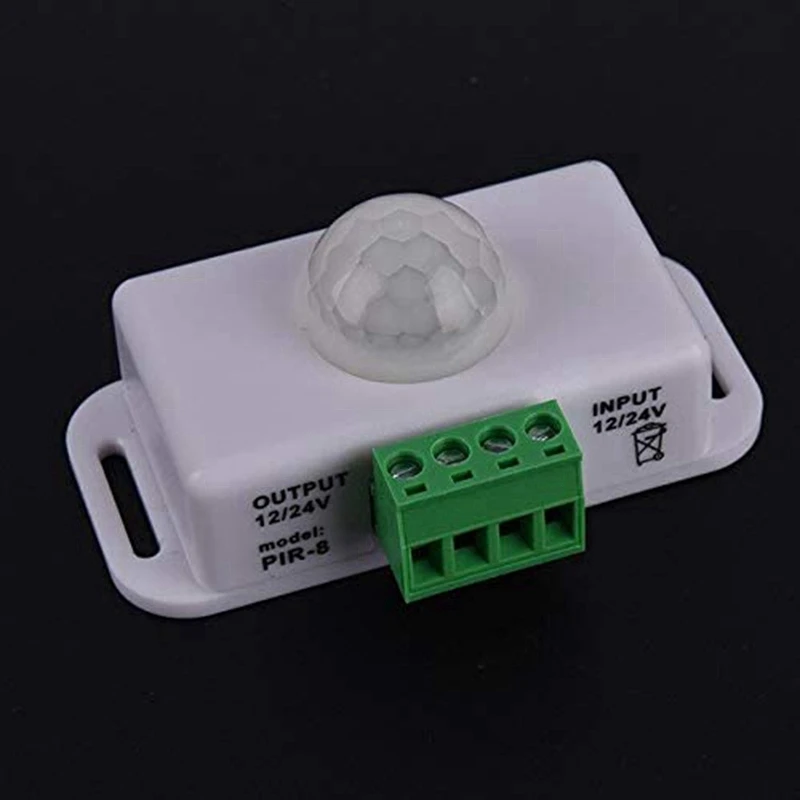DC-DC 벅 컨버터 스텝 다운 모듈, PIR 적외선 모션 센서 감지기, DC 12V-24V 모션 센서 스위치, 1 개, 5 개