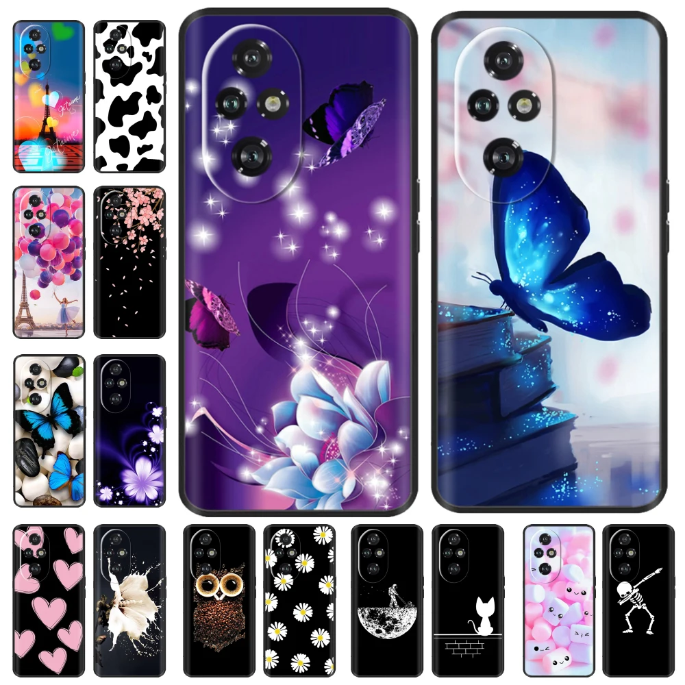Luxurious Soft Silicone Shockproof Bumper Case with Artistic Design