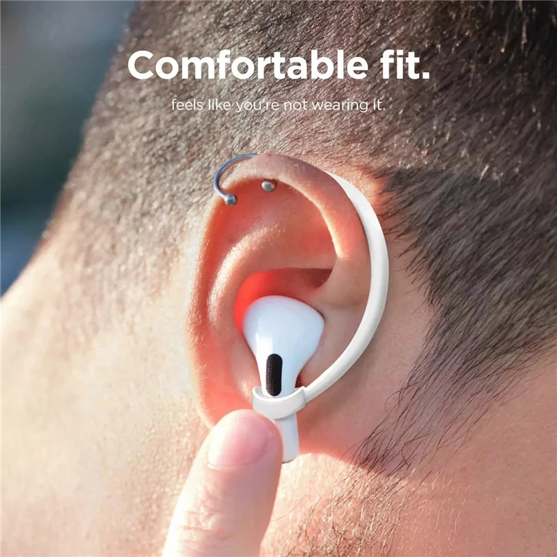 Soft Silicone Anti Lost Earphone Case Hook for Apple Airpods - Main Image