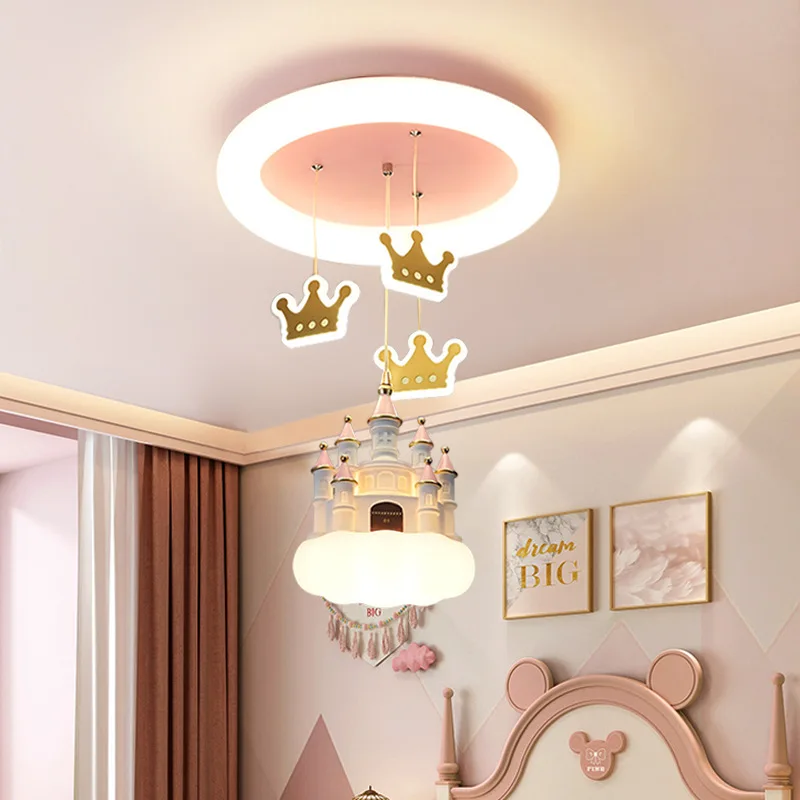Pink Little Girls Room Chandeliers DHgate.com:Kids Ceiling Lights 2024