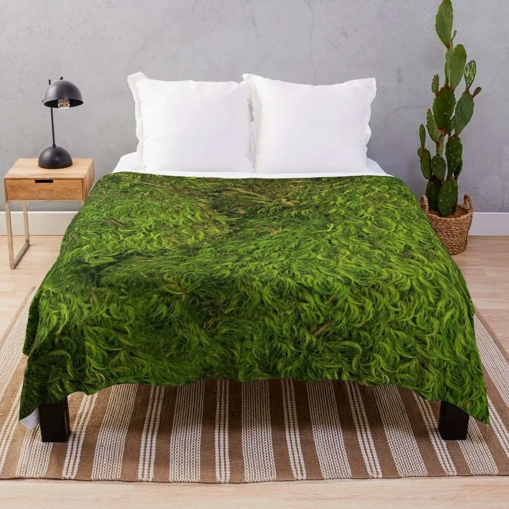 

World of Moss III Throw Blanket Shaggy Blanket sofa bed