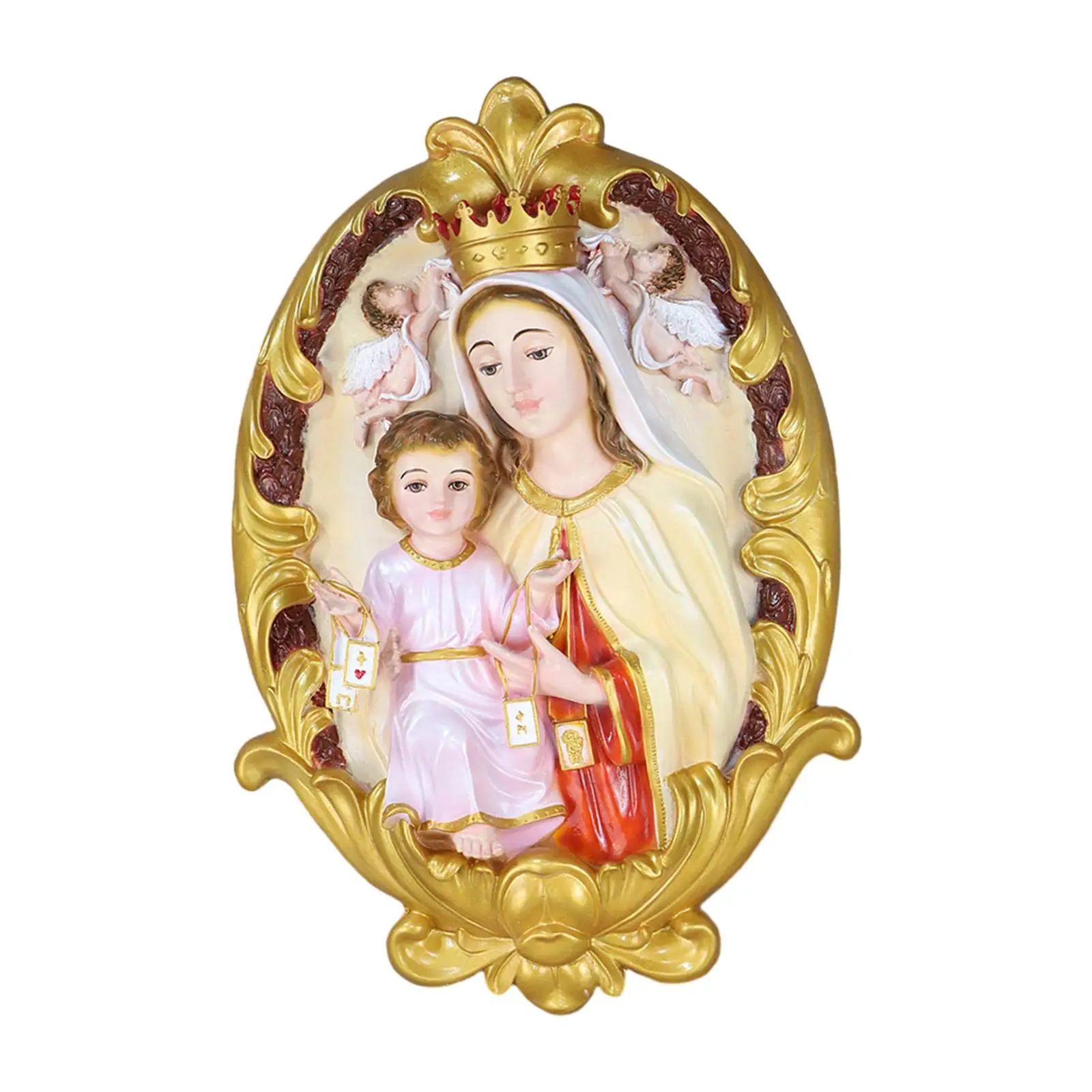 

Mary Holding Jesus Figurine 3D Holiday Gifts for Tabletop Dining Showcase