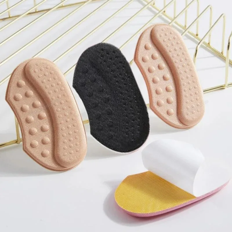 Shoe Insoles Shoe Pads for High Heels Pain Relief Anti-wear Cushion Heel Protectors Shoes Sticker Foot Care Liner Grip Insole Insert Pad 4pcs