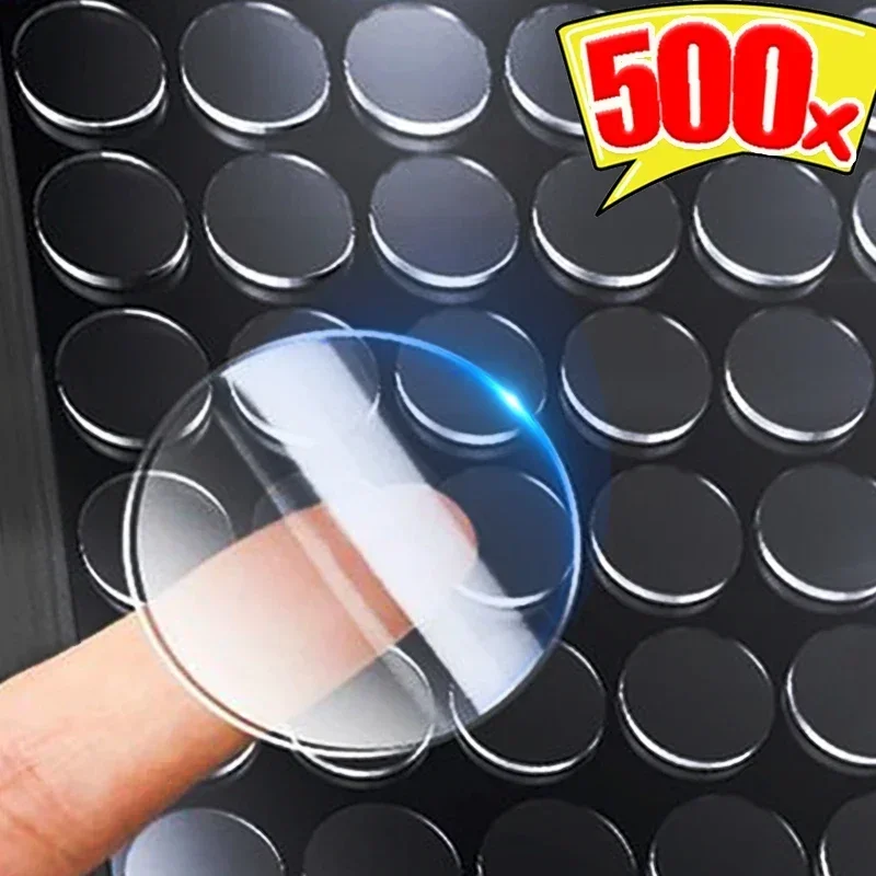 Double Sided Tape Adhesive Dots Fastener Strong Sticker Blind Box Landscape Doll Foot Fixed Seamless Patch Tools 500/40PCS